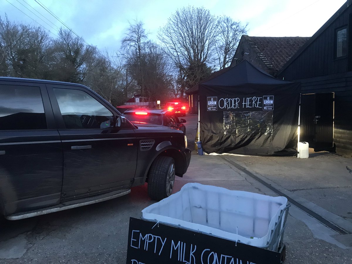 Thank you to all who came to our debut Beer Drive-Thru, we had a lot of fun and sold a decent amount of beer. Grahame earned his extra star! We open again at midday tomorrow. X