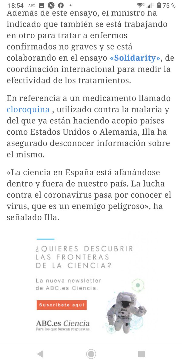 EnriqueOrihuel's tweet photo. El ministro Illa dice no saber nada sobre la cloroquina... Pues debería saber, porque es su trabajo... https://t.co/hvawKN6QaE