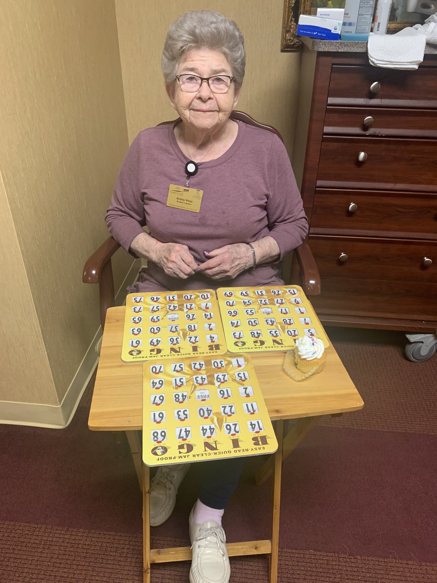 CedarCreekHC's tweet photo. Hallway Bingo was a hit today!!!! #TrilogyLiving #Bingo https://t.co/6vXAqrcmPn