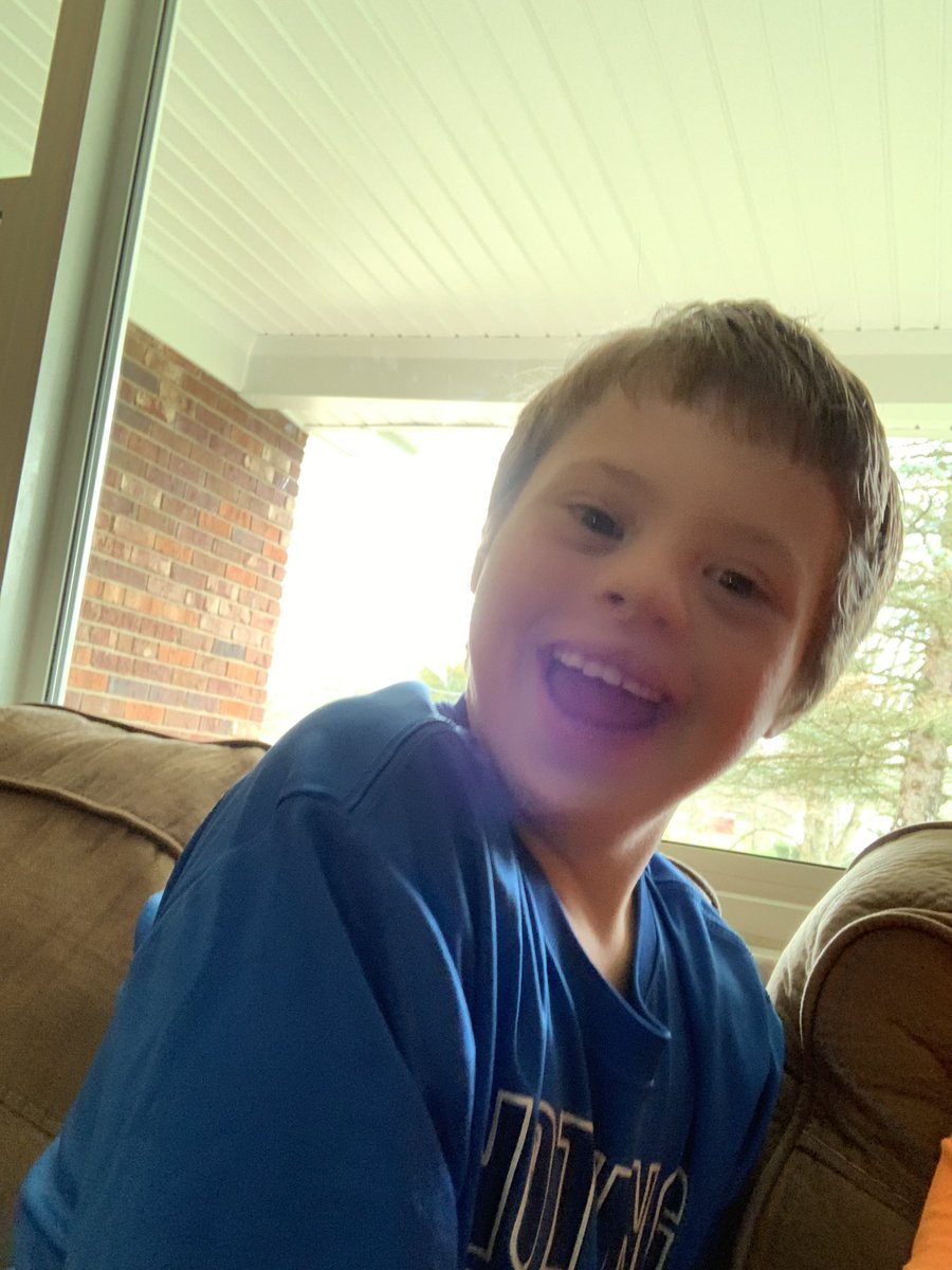JenaWells00's tweet photo. @senatemajldr @GOPLeader This is Ashton, my 10 year old son. He is so clever and loves learning. Don’t forget him and his friends when discussing #COVID_19 relief. We need increase funding for our school districts to be able to provide IDEA through innovative ways.#disability https://t.co/j07BNFKA1C
