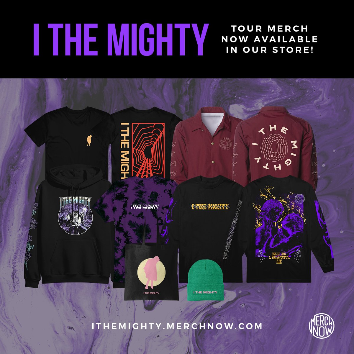 ithemighty's tweet photo. We told you tour merch would be available soon! Check it out, all merch from the Silverstein tour is now on our online store. 

💜💜💜https://t.co/AgYZxQz8N0 https://t.co/gdCsOeLinm