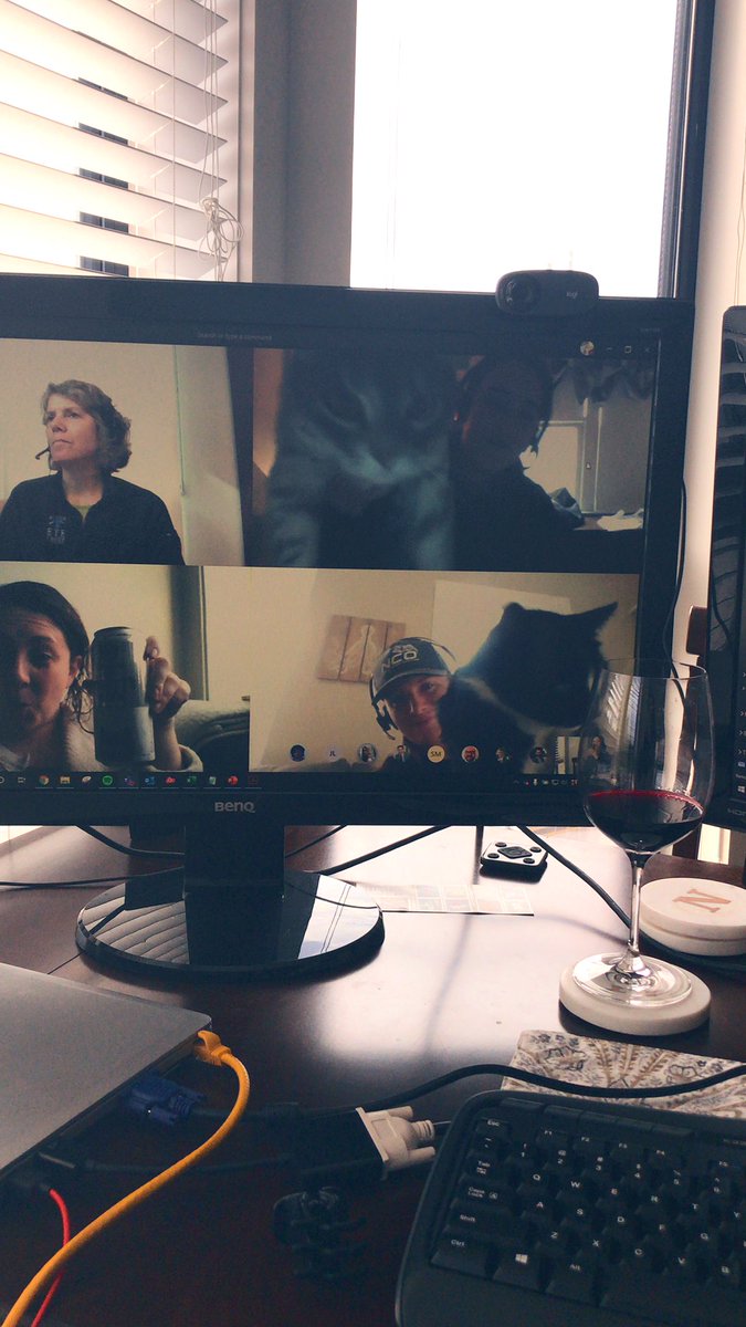 HopeNattell's tweet photo. Virtual Beer Friday with the @CloudCall Boston office. Staying connected! https://t.co/joI8c4S9Jb