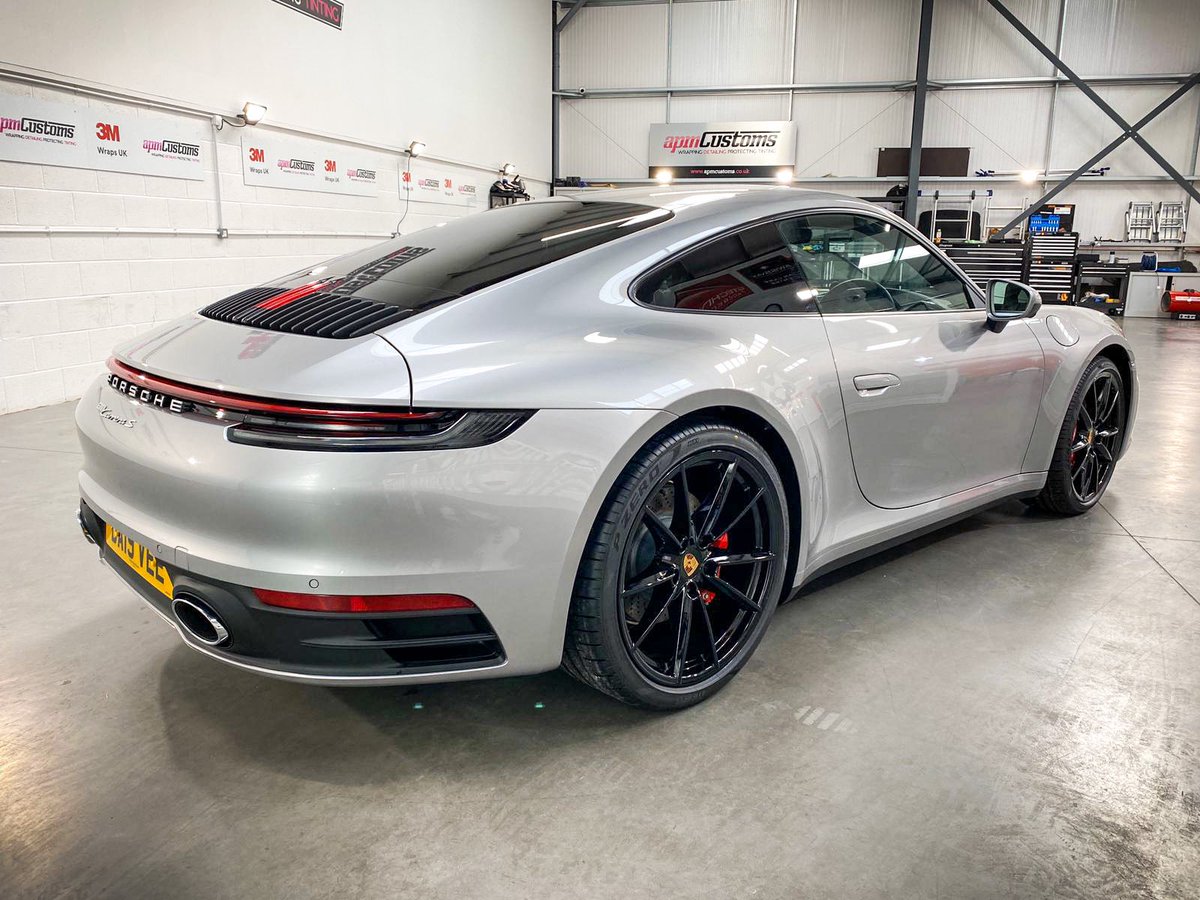 APMCustoms's tweet photo. Leaving the studio just in time for the weekend....a lurrrvely 992 Carrera S having been fitted with FULL BODY Paint Protection Film! 🛡💥 

#APMCustoms #LLumarUK https://t.co/x81jFuqorb