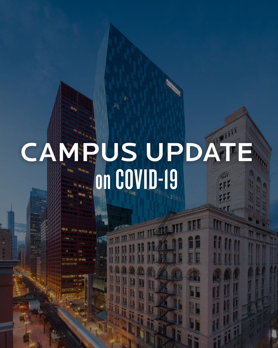 Roosevelt family, in the coming weeks we will be using our social media channels and email as a place to get out important information regarding changes that are occurring in response to COVID-19. Download the RU app and go to: (blogs.roosevelt.edu/coronavirus/) Stay safe and be well