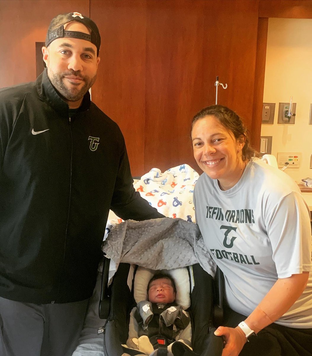 CoachJLPrice's tweet photo. Amidst all of the chaos @CoachDPrice and I are blessed to be able to bring home our beautiful little babe today! He came into this world March 18, 2020 at 8lbs 6oz and 21.5 inches long. He is absolutely perfect and we can’t wait to see what you accomplish Malcolm David. #BabyMack https://t.co/WZLKByLgQX