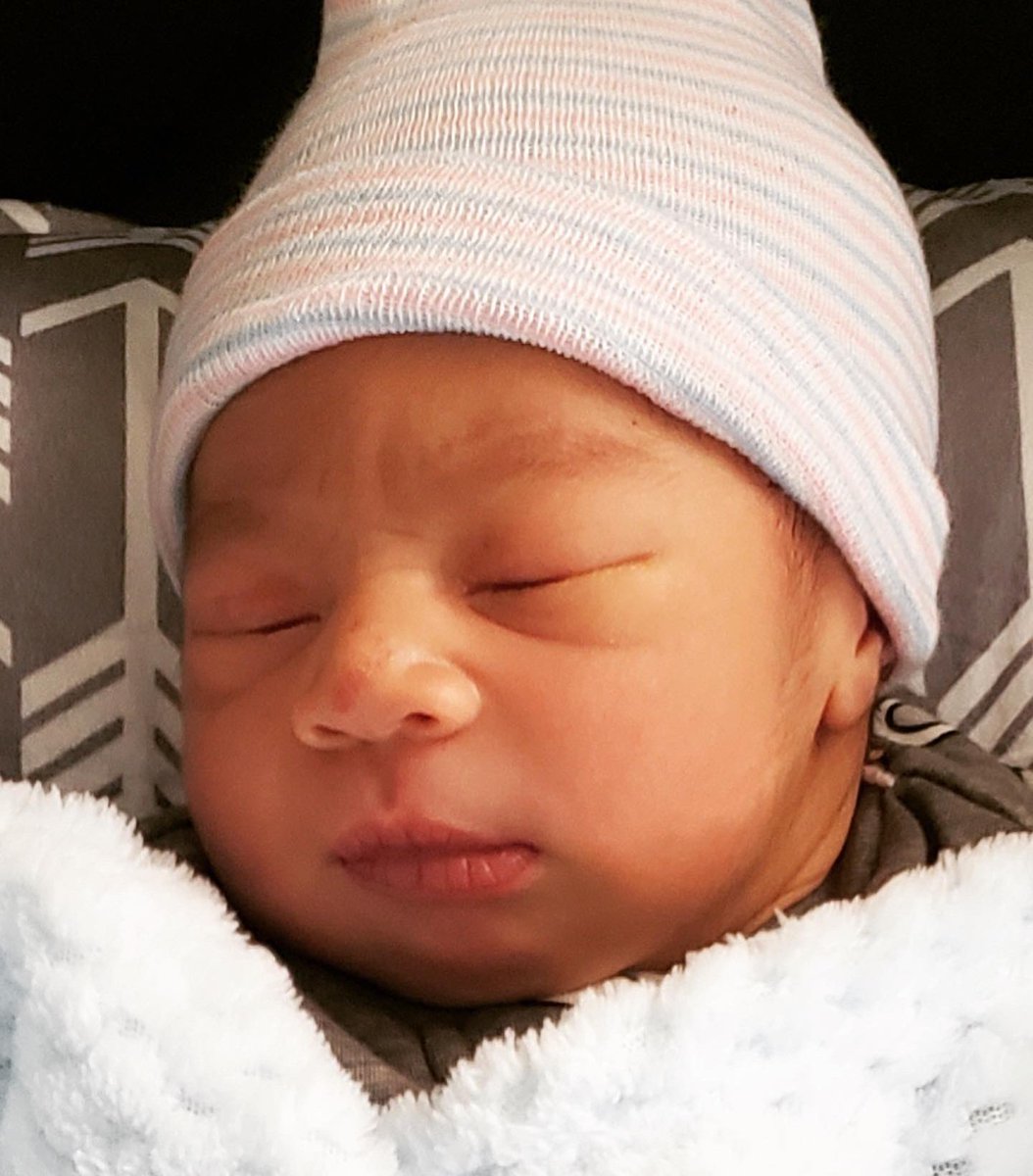 CoachJLPrice's tweet photo. Amidst all of the chaos @CoachDPrice and I are blessed to be able to bring home our beautiful little babe today! He came into this world March 18, 2020 at 8lbs 6oz and 21.5 inches long. He is absolutely perfect and we can’t wait to see what you accomplish Malcolm David. #BabyMack https://t.co/WZLKByLgQX