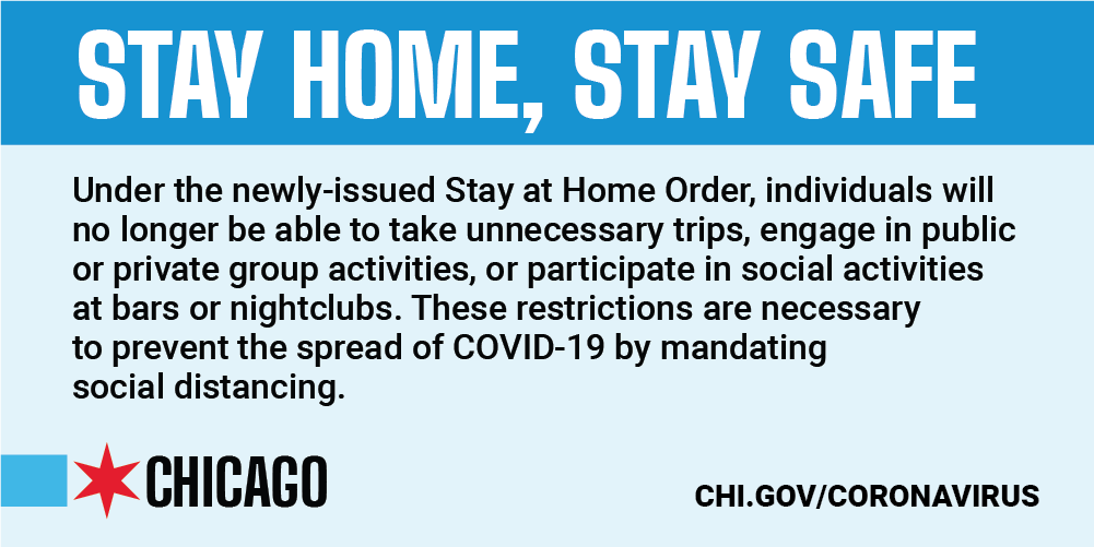 mayorlightfoot's tweet photo. Stay home, stay safe. To effectively combat the spread of #COVID19 we are asking our residents to comply with the newly-issued Stay at Home Order. https://t.co/LpLb1wniPS