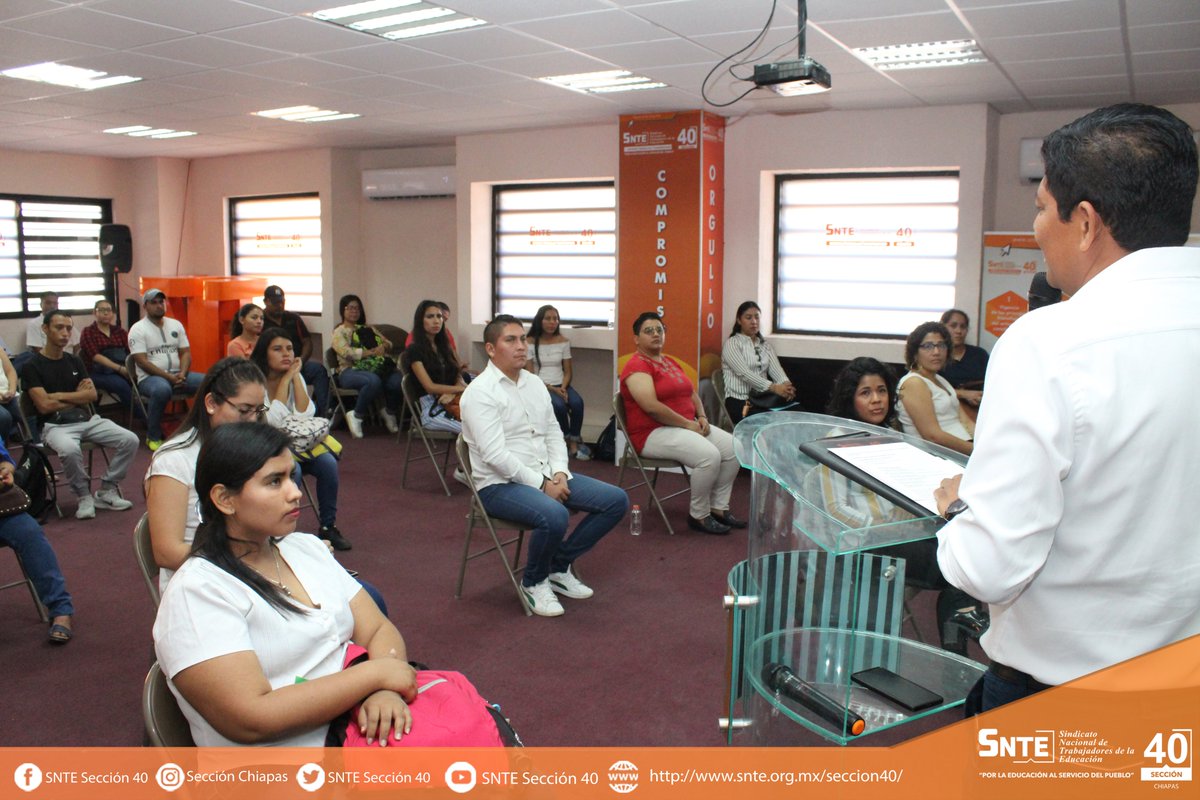 SECC40CHIAPAS's tweet photo. ✔#Sección40 inaugura 👨🏻🏫👩🏻🏫“Curso Presencial de Fortalecimiento a las Habilidades Docentes 2020”. SNTE-SINADEP💻📚
Conoce los detalles aquí 👉🏻 https://t.co/S41gFzUP5U
#SNTEconMéxico #SINADEP #ComisiónEjecutiva40 #FelizViernesATodos #CoronaCrisis #Covid_19 https://t.co/wZEyYz5xps