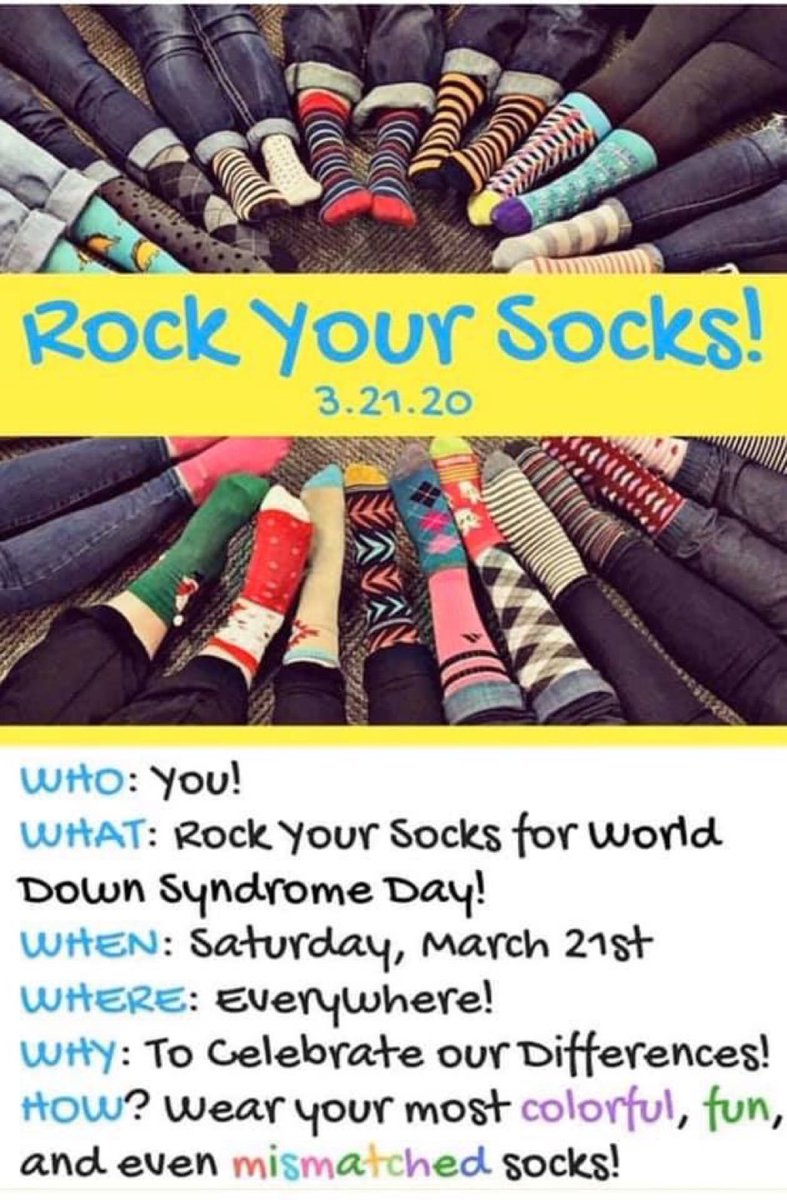 BestbuddiesTj's tweet photo. The quarantine may have stopped our plans to tie dye socks for this, but we’d love to see pics of your crazy socks from home tomorrow. #WErTJ https://t.co/5NxKGtLnAq
