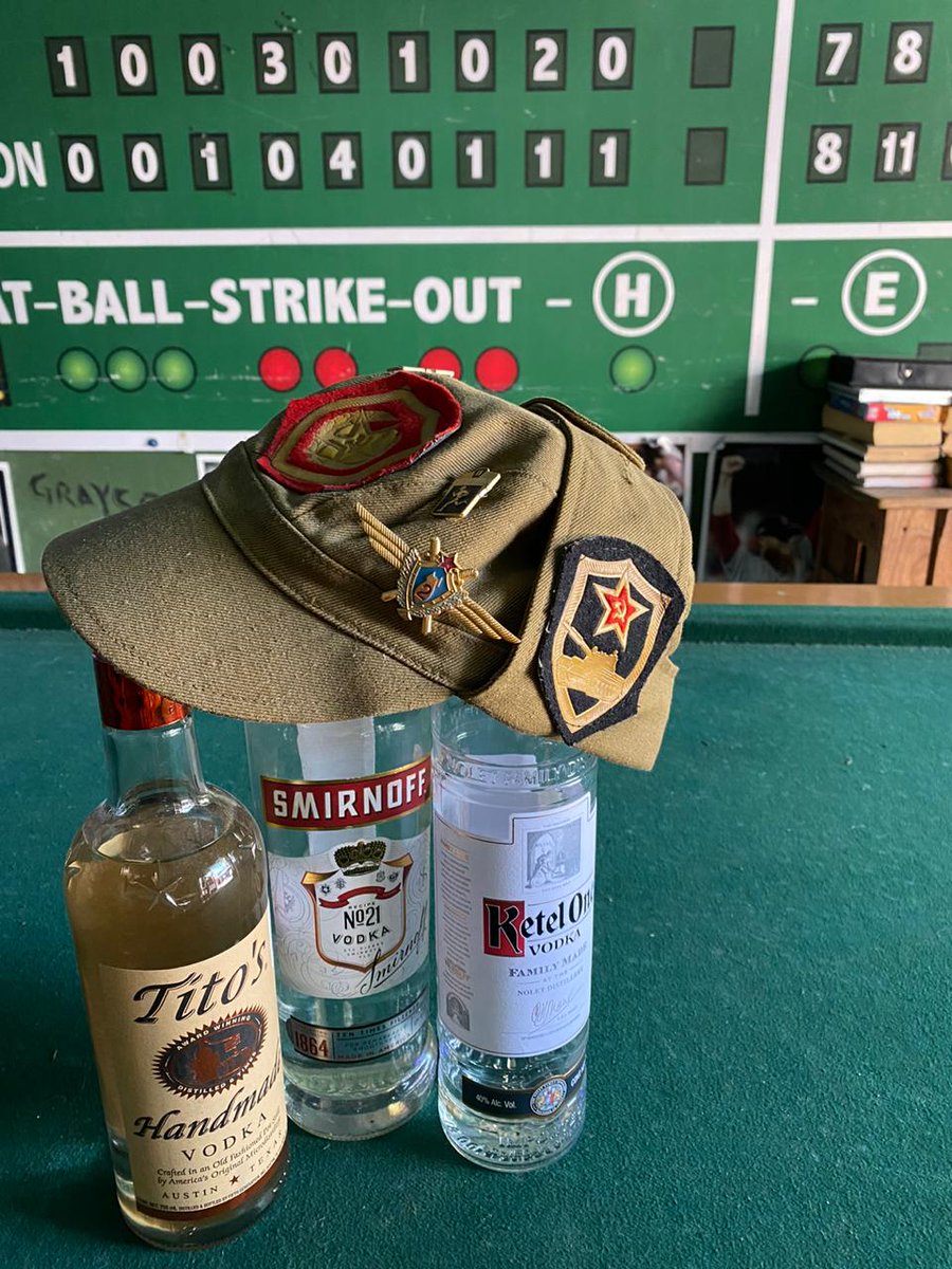 FenwayBarCabo's tweet photo. We serve Tito’s with our Schilling’s #BloodyMary. But there’s something about a traditional Russian #vodka like Smirnoff that puts us in the mood for a Bond style vodka martini. Shaken, of course. Never stirred.

We know the drinks taste better when the details are right. https://t.co/KgJkRczYXL