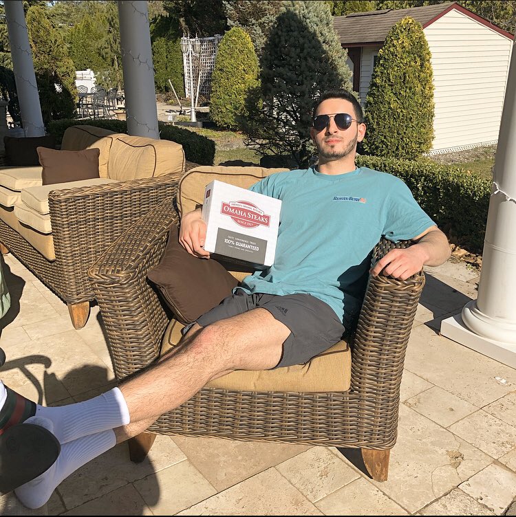 JoeyStabile12's tweet photo. Spring breaking? More like #springsteaking . Grab your meats from @OmahaSteaks before they’re gone in this time of uncertainty #UptheSteaks https://t.co/pGNJR3v7xj