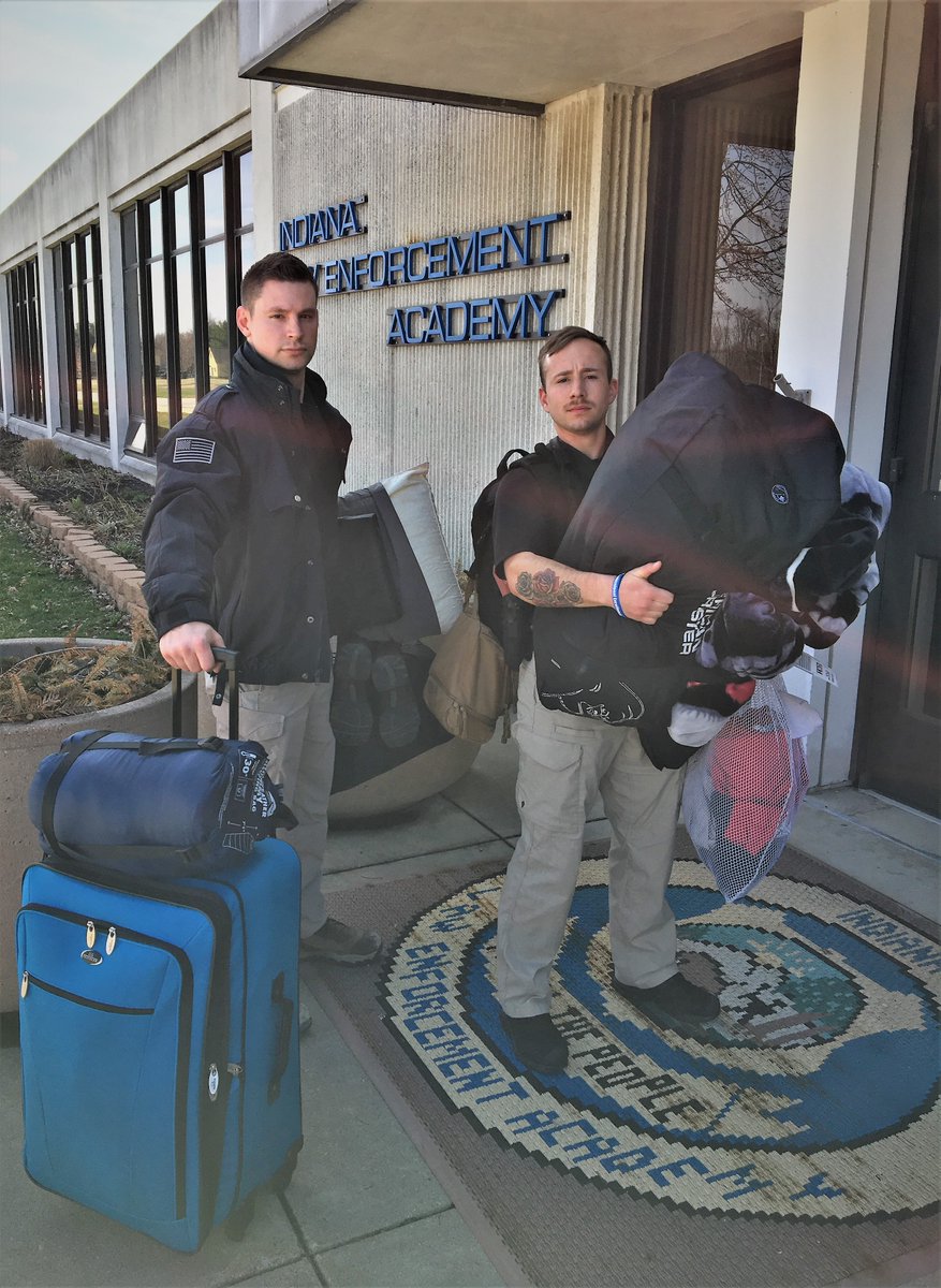 IndianaLawEnfo1's tweet photo. There were mixed emotions as ILEA Basic Class 220 cleaned their rooms and turned in their linen before they left this week.  Class may resume again in 8 weeks.  Stay safe!  Stay healthy! #ILEABasicClass220 #IndianaPolice #Covid_19 #Stayhealthy #StayHealthyEveryone https://t.co/dyXgAEo1I7