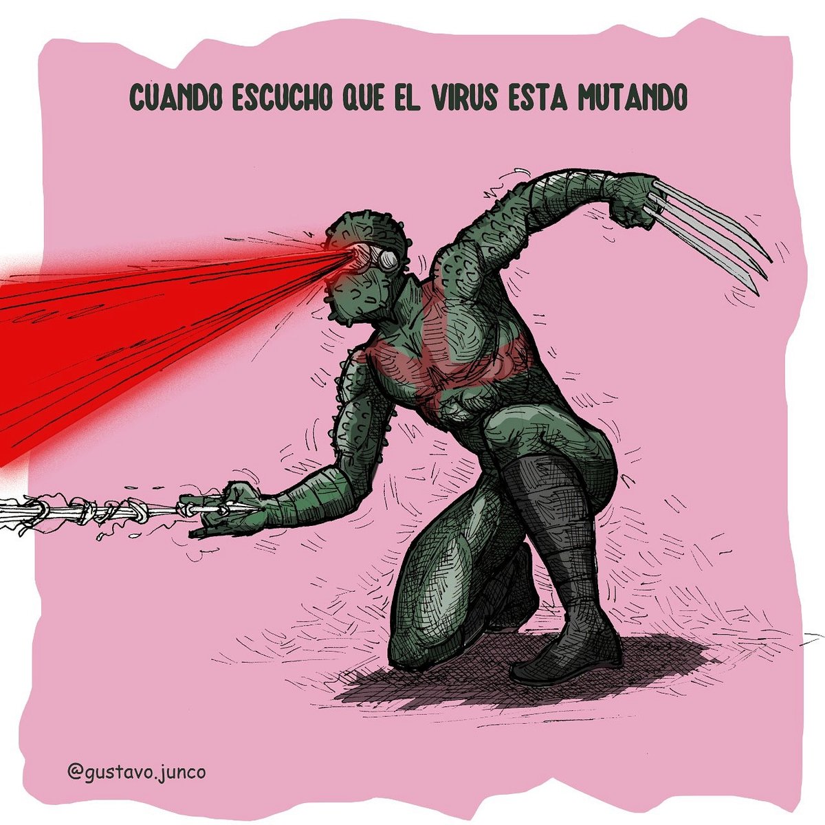 #coronavirus #mutante #drawing_pencile #drawsomething #xmen #virus #cuarentena #argentina #dibujo #sketch_daily #instalikesandfollowers4u #folowme #likeforfollow #like #artist #digitalart #humor #laugh #friday #ViernesDeGanarSeguidores