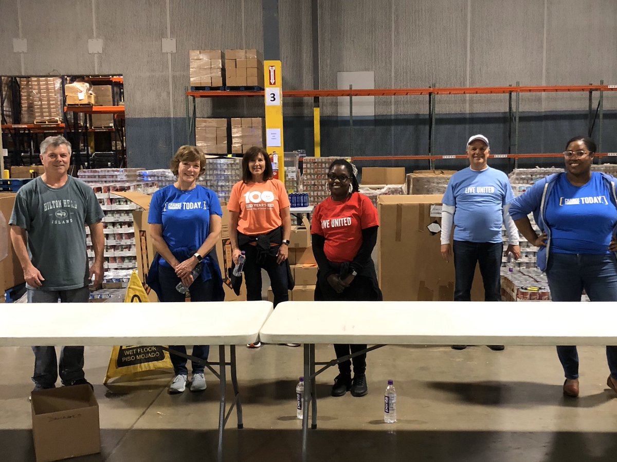 We packed 381 grocery boxes for the pantry at Gleaners today. #uwci #wefeedind