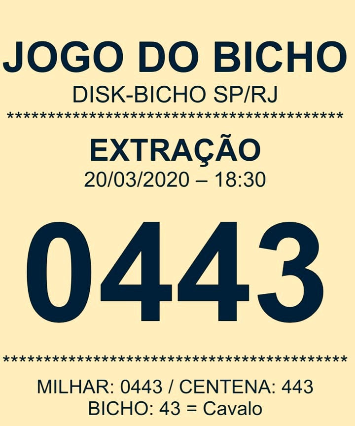 Jogo Do Bicho Sp-rj