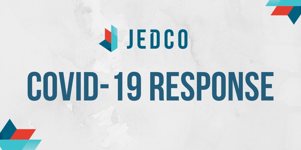JEDCO_News's tweet photo. JEDCO developed a comprehensive COVID-19 Response page on our website to provide our #JeffParish businesses with easy access to important resources and assistance. Our team is constantly monitoring for updates and new information. 

https://t.co/GTaRFAv43W https://t.co/H8b2fdyKke