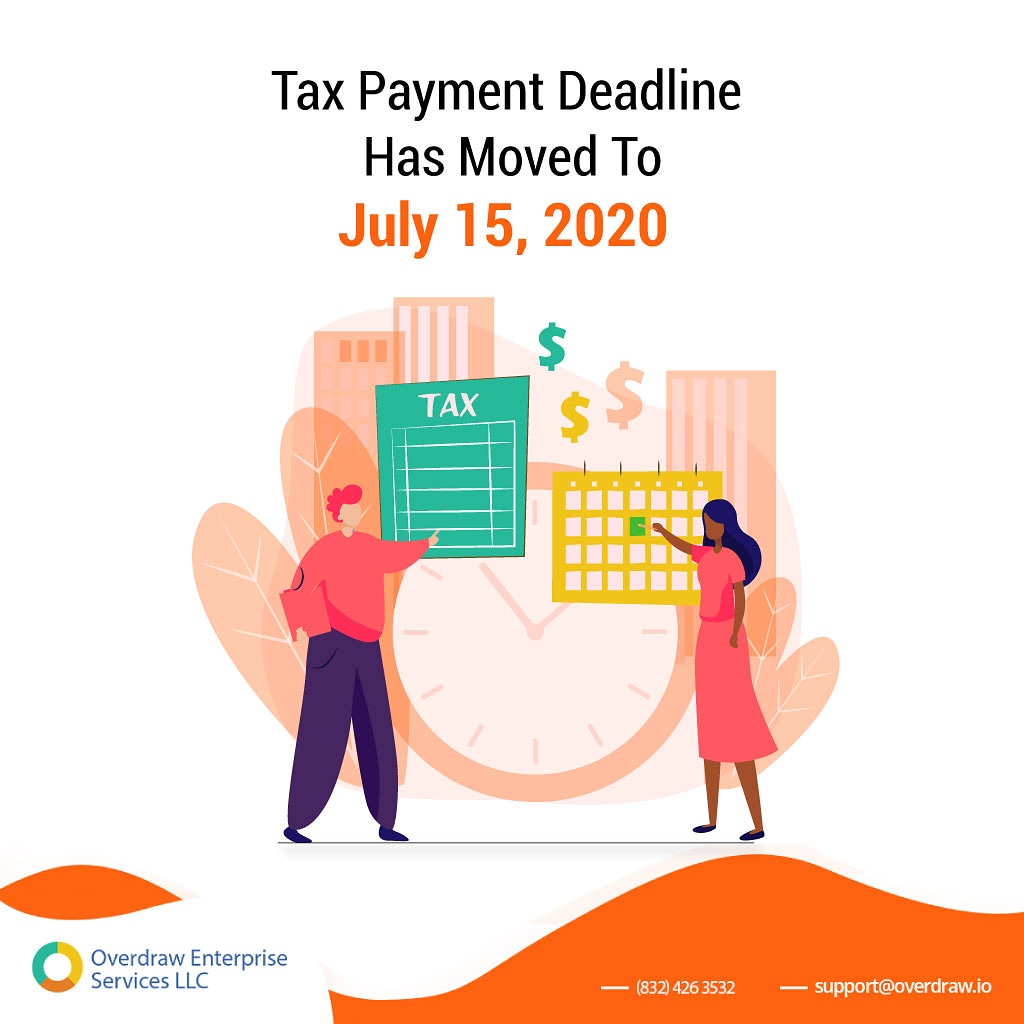 Overdrawio's tweet image. 💸 #TaxNews: The IRS has officially moved the tax payment deadline from April 15 to July 15.

irs.gov/newsroom/payme…

#overdraw #bookkeeping #accounting #smallbusiness #business #taxes #tax #payroll #accountant #finance #accountingservices #entrepreneur #taxseason #startup