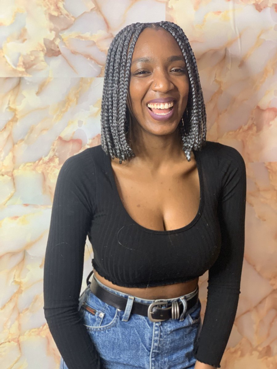 Bel_Ju__'s tweet photo. 90’s Nostalgia for this Beauty. How cute is this Braid Bob?! April Appointments dropping tomorrow morning. Be sure to follow https://t.co/8YilHYZizJ
#BrooklynBraider #KnotlessBraids #BraidBob #CrownHeights #TraditionalBraids #MarleyTwists https://t.co/9tCOItyIfS