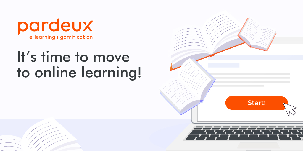 Pardeux's tweet photo. It’s time to move to online learning! A thread:

More than ever, online learning proves to be the most sustainable approach to keep members of your team, customers and partners equipped with the right knowledge, at all times.  1/ https://t.co/boUGBqljFS