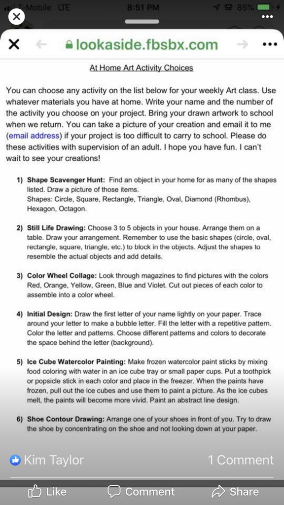 More art ideas for this week! Art teachers around the world are sharing and caring ❤️🌎🎨