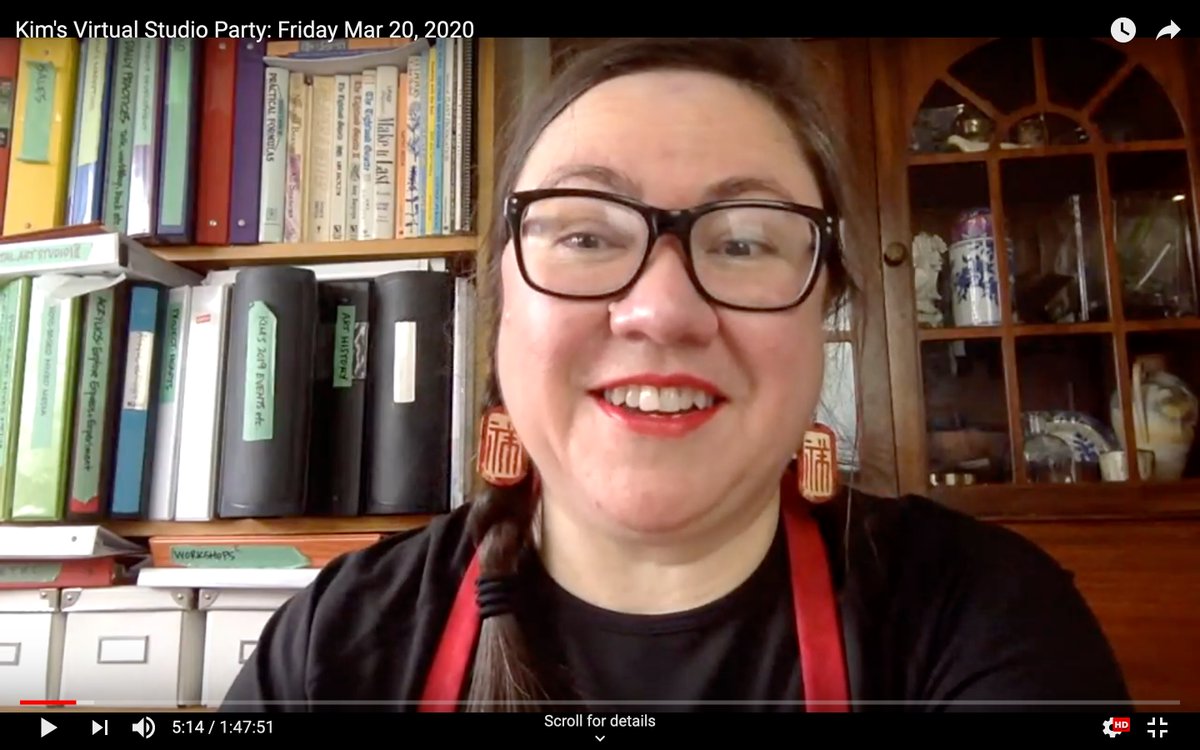 kimleekho's tweet photo. My first Virtual Studio Party was a success thanks to the many who attended! No need to be an artist to join in, hang out w/your fave bevvy, watch & chat.
More to come, stay tuned here, on FB and Instagram, for details. #virtualstudioparty #StayHome #socialisolation https://t.co/38oSgXlN4g