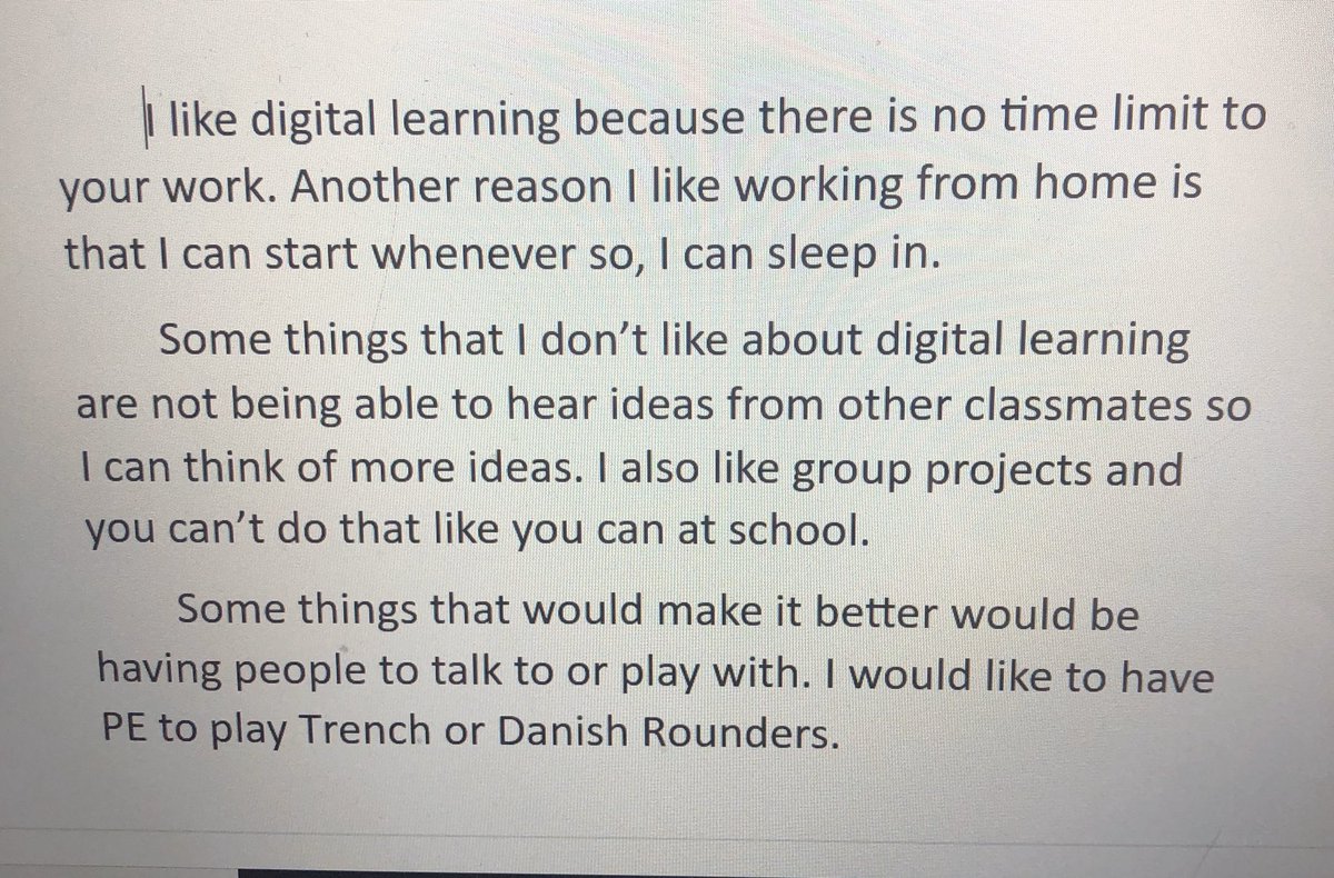 studentledroom's tweet photo. I’ve said it before and I’ll say it again: asking kids what they think is the wisest teaching move you can make. Setting up virtual meetings for them to chat next week! 💻 https://t.co/D5Nwfy1gzT