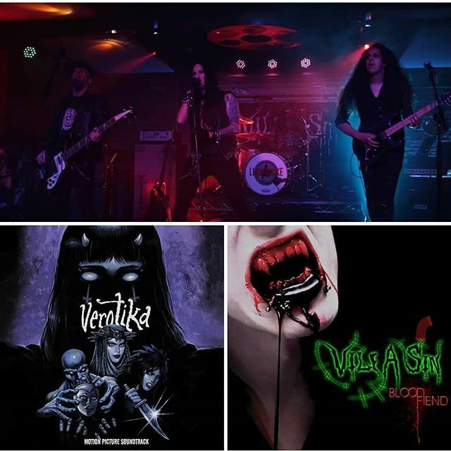 vileasin's tweet photo. Social distancing doesn't have to suck🧛‍♂️ ...Stay inside and crank up some VILE A SIN! You can find our album "Blood Fiend" and the soundtrack to Glenn Danzig's "Verotika" streaming everywhere or pick-up these fang-tasic gems on CD or Vinyl🧟‍♂️
#vileasin #cleopatrarecords #holl… https://t.co/kDqC2gRv4f