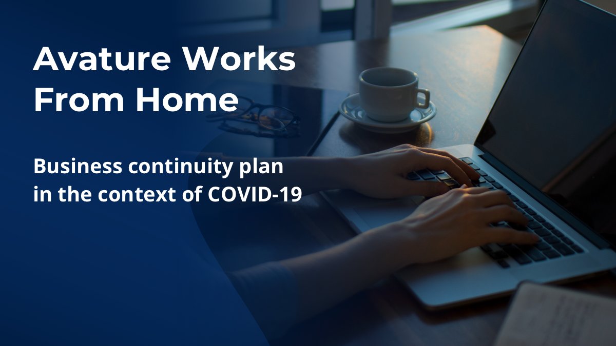 Avature's tweet image. #StayHomeStaySafe and keep everyone safe! We wanted to let you know that we are functioning at full capacity and we do not see any near-term or mid-term service interruptions. Avature is functioning with 100% #remoteworking. Read more here: bit.ly/2weDkGB