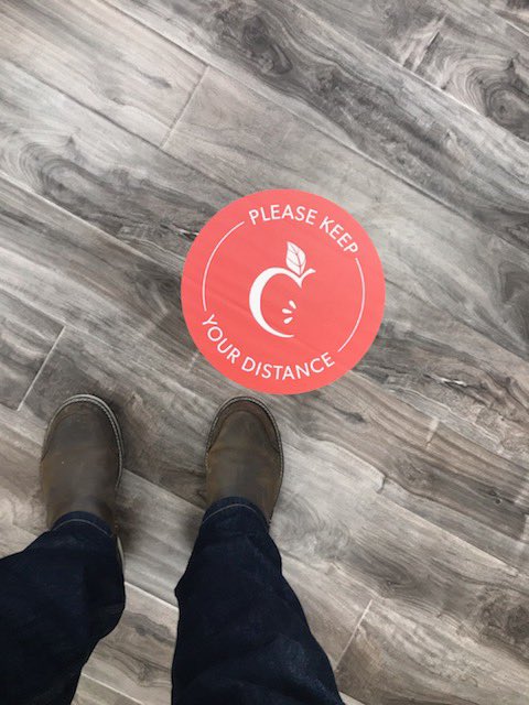 QuikprintNL's tweet photo. Safe floor decals with anti skid lamination. Retail stores and banks  etc Msg me for details. @colemansfoods leading the way with their innovation to protect customers &amp; staff. #floordecals #socialdistancing By early next week they will be in all their locations! @GregGill123 ty https://t.co/qSjOLSTgJp