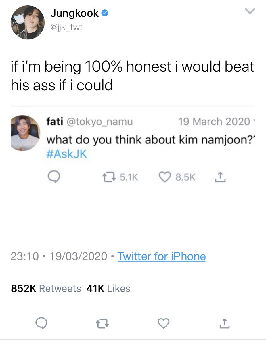 namkookify's tweet photo. 「 The Art of Being a Fool: A Guide by Jeon Jungkook 」

namkook au where singer jungkook mistakenly tweets that he wants to beat rapper namjoon’s ass when that’s not what he meant. not at all. https://t.co/57CJFsVEZ0