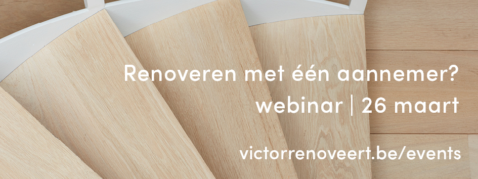 Heb je renovatieplannen? En wil je -in de huidige omstandigheden- graag van thuis uit inspiratie op doen? Volg dan ons online webinar op donderdag 26 maart! Inschrijven kan via victorrenoveert.be/events. We starten om 19.30u. #victor #theartofrenovation