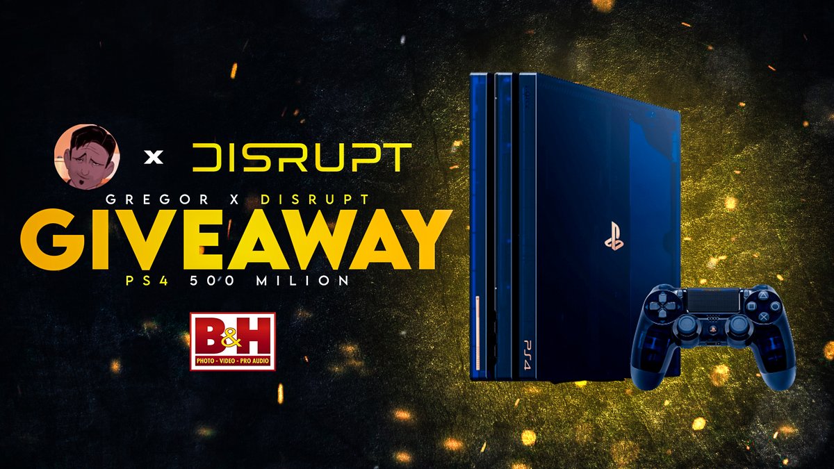 🚨 GIVEAWAY 🚨
PS4 Pro 500 Million‼️

How To Enter: 
1. RT this tweet 🔁
2. Tag 2 friends 
3. Click the link below ⬇️

🔗: playr.gg/g/Bk28hUS