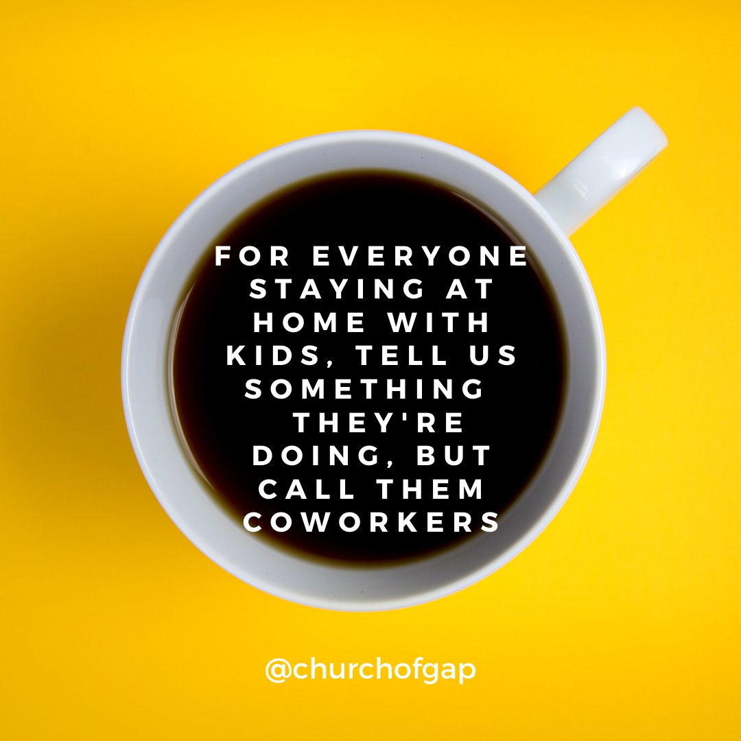 ChurchOfGaP's tweet photo. My coworker is sipping chocolate milk in their underwear, while singing "Everything is Awesome" from the LEGO movie.⁣
⁣
#momlife #dadlife #homeschool #thankscorona #covid19 #tomsrivernj #churchofgap https://t.co/CrN1yFOf63