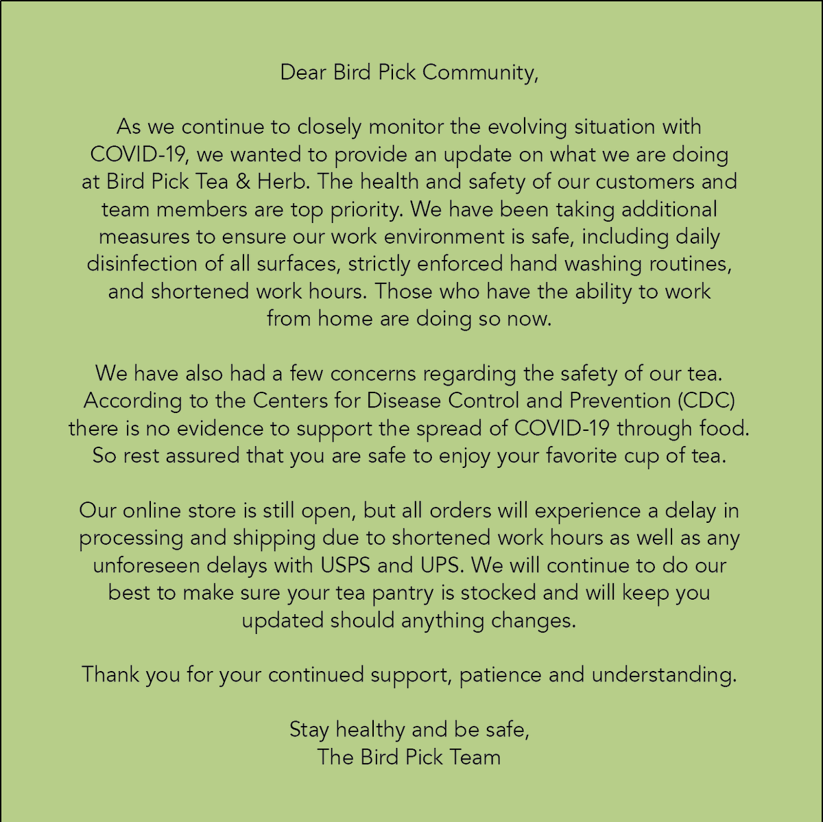 Bird Pick Tea & Herb tweet media