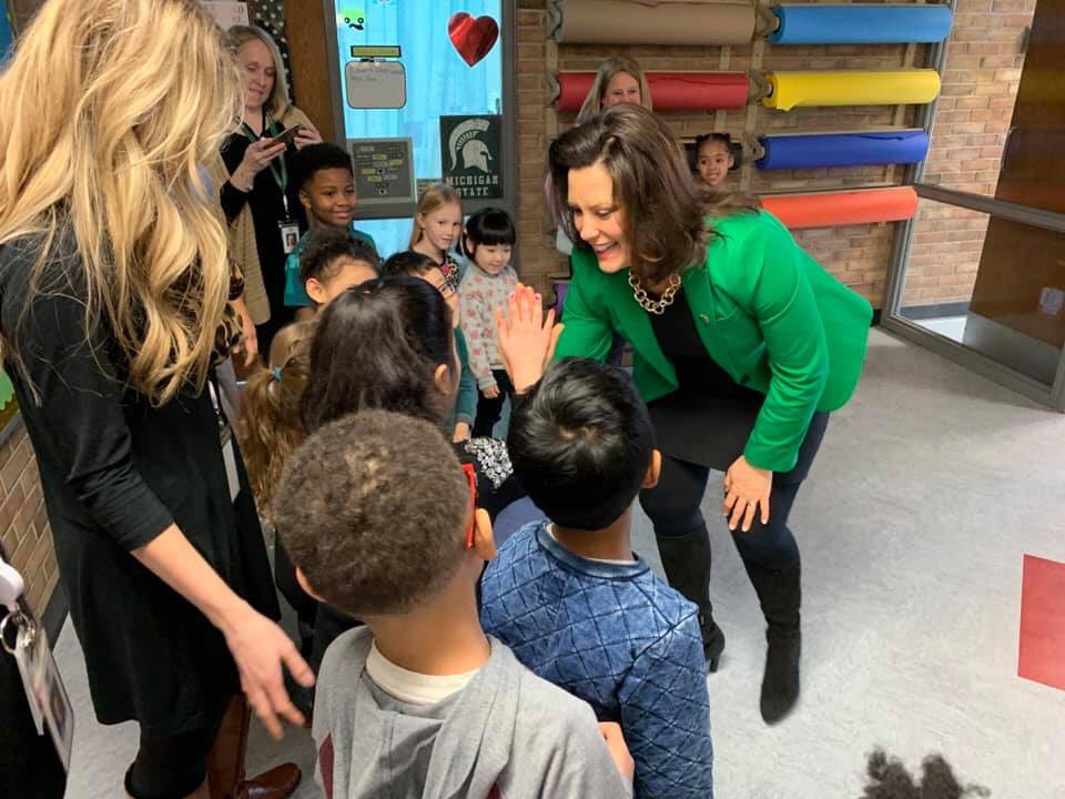 MissMetzenthin's tweet photo. Let’s #makeitcountwb thank you @GovWhitmer https://t.co/zqfeYLUL7Q