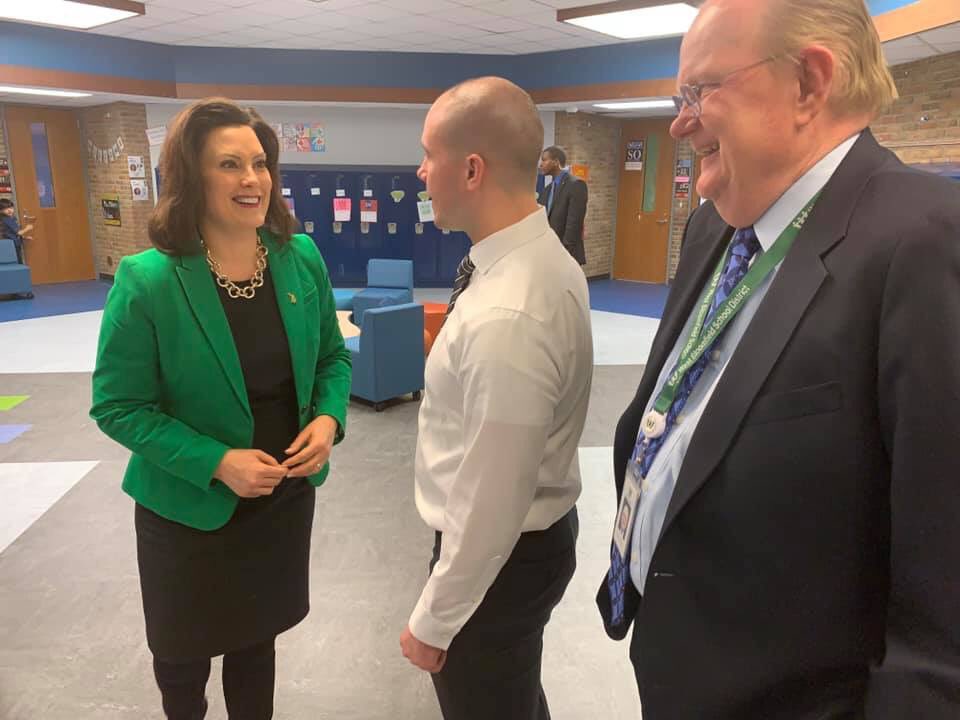 MissMetzenthin's tweet photo. Let’s #makeitcountwb thank you @GovWhitmer https://t.co/zqfeYLUL7Q