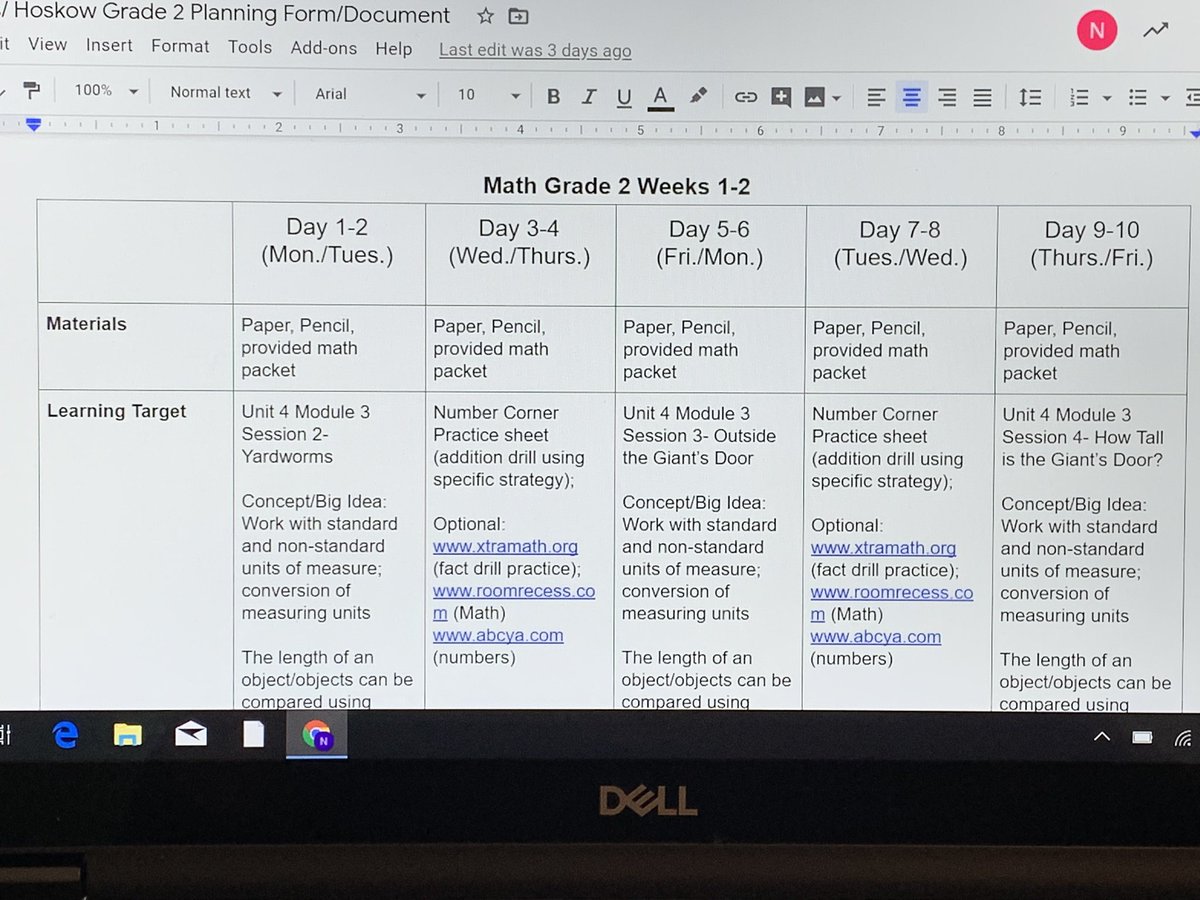 teacherncollins's tweet photo. Engaging and intentional lesson plans for online learning! #makeitcountWB #WBinthecloud https://t.co/ybZdNbOtmj