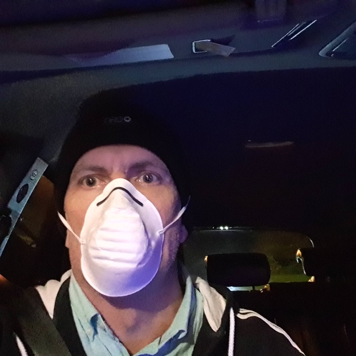 Very surreal #AirportTransfer this evening for, keeping up with all the precautions, I'll have no hands left. Emergency flight, home 2 days early. #Flintshire #Deeside #NorthWalesTweets Angels Travel and Tours Ltd #SBS #KingOf #FirstTMaster 🙂🚐💨🛩🏴󠁧󠁢󠁷󠁬󠁳󠁿