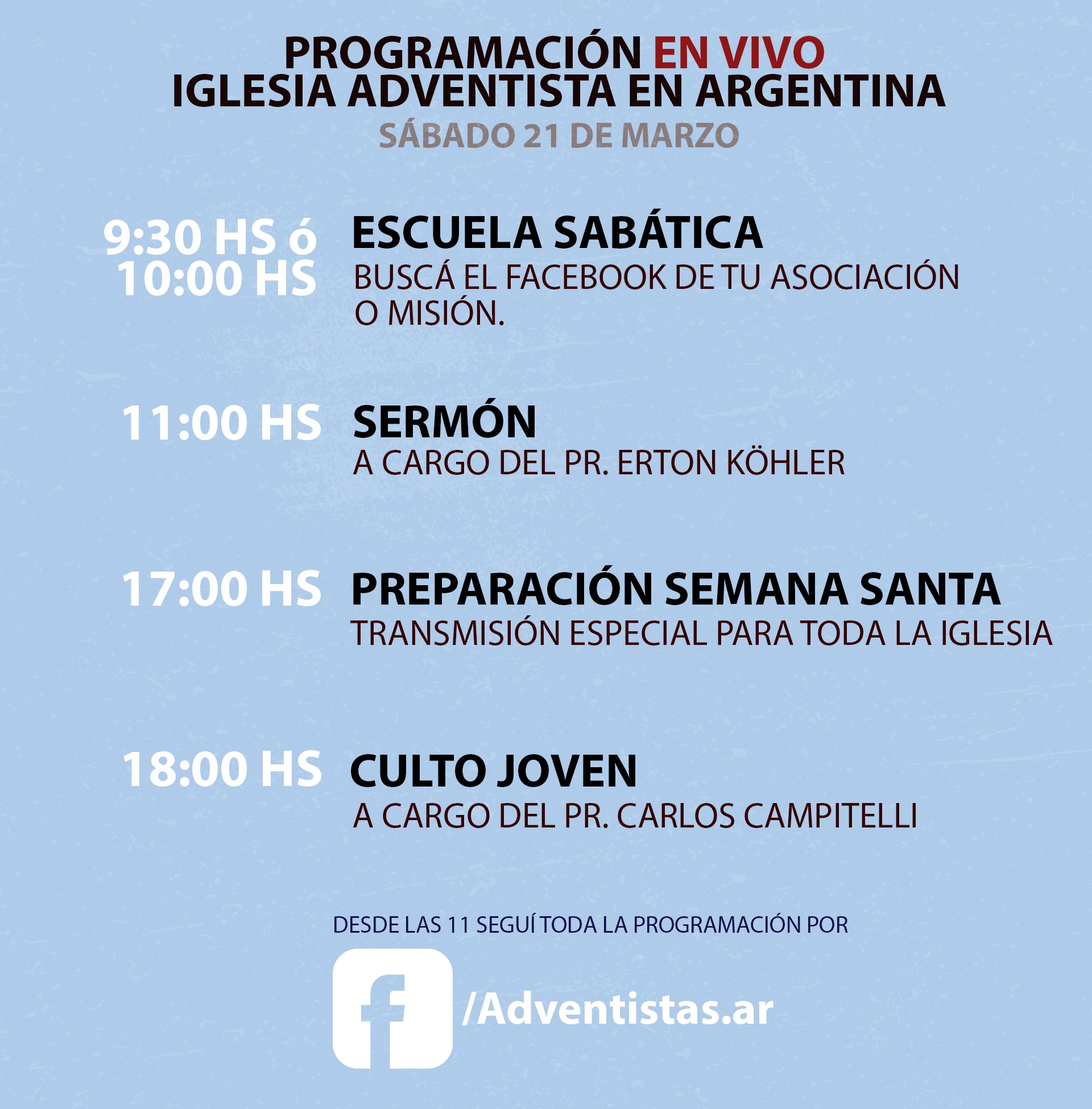 تويتر \ Iglesia Adventista en Argentina على تويتر: 