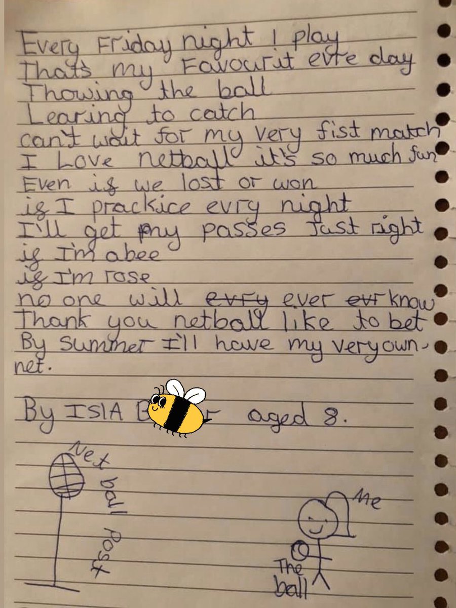 NDODerbyNotts's tweet photo. Thank you Belper Bees 🐝🌹 @BelperClub 

💬 Throwing the ball, 
Learning to catch, 
Can’t wait for my very first match...

#LetsTalkNetball https://t.co/40sKJXmk0B