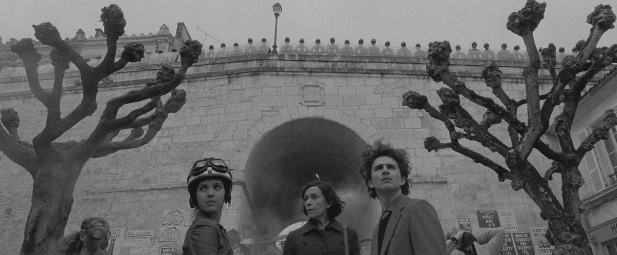 ZSharf's tweet photo. Wes Anderson's production designer says over 125 sets were used for #FrenchDispatch. 

Oh, and they made a movie studio out of an abandoned felt factory (peak Wes!)

Some new details here: https://t.co/KcKTayHp2d https://t.co/mXcS932ol0