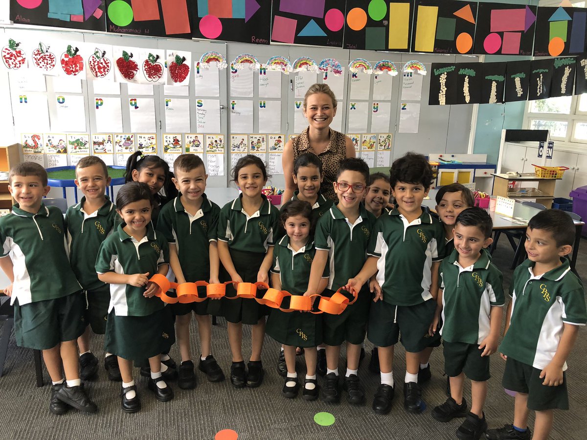 All students in kindergarten created a link sharing their identity and we joined them all together to show we are one to celebrate harmony day ❤️ <a href="/PsCondell/">CondellParkPS</a>