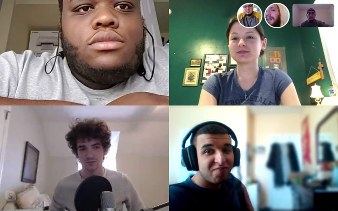 ECHO_UNCP's tweet photo. Discipleship Coaching Meetings not stopped by coronavirus. Trusting God, sharing the gospel, making disciples, and loving God and one another will go on
#echouncp #bravenation #coronavirus #makedisciples #trustGod #gospel #love #cantstopwontstop #skype #thechurch #BeWise #besafe https://t.co/Wb5kkyVEcs
