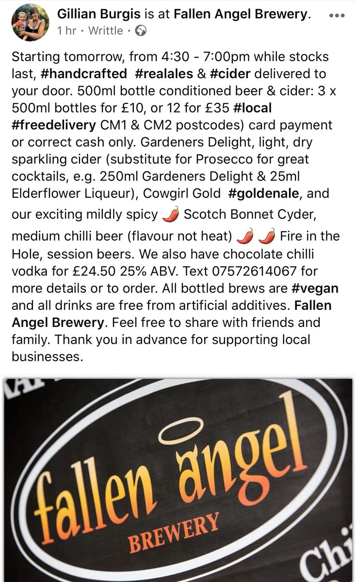 #freedelivery #Chelmsford (CM1 &amp; CM2) delivery of #beer &amp; #cider
