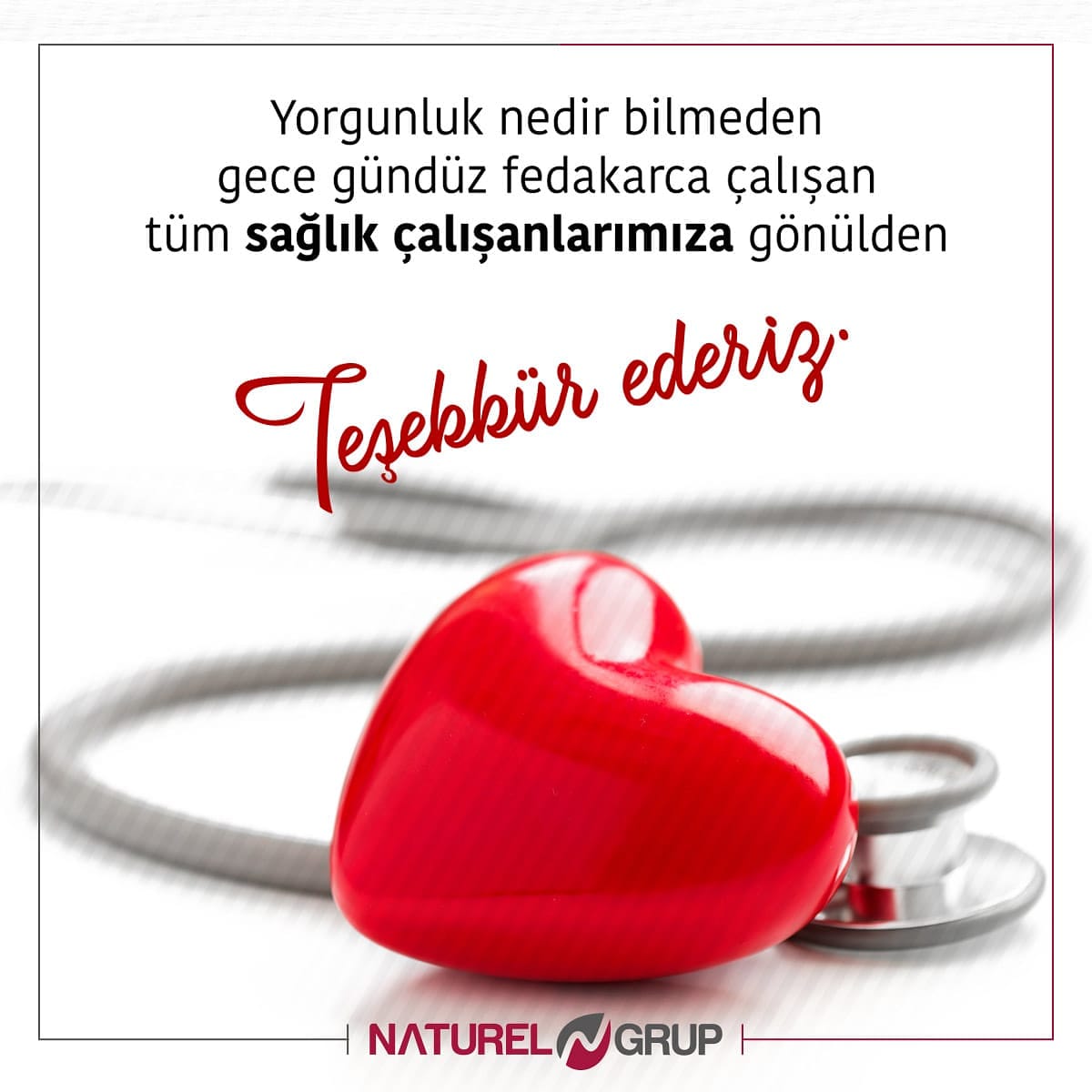 Corona salgını ile mücadele ettiğimiz şu dönemde en büyük destekçimiz ve güvencemiz olan tüm sağlık çalışanlarımıza gönülden teşekkür ederiz. #evdekaltürkiye #sağlıkçalışanları #kalbimizsizinle #naturelgrupyemek #sağlıklıyemekler #topluyemek #catering