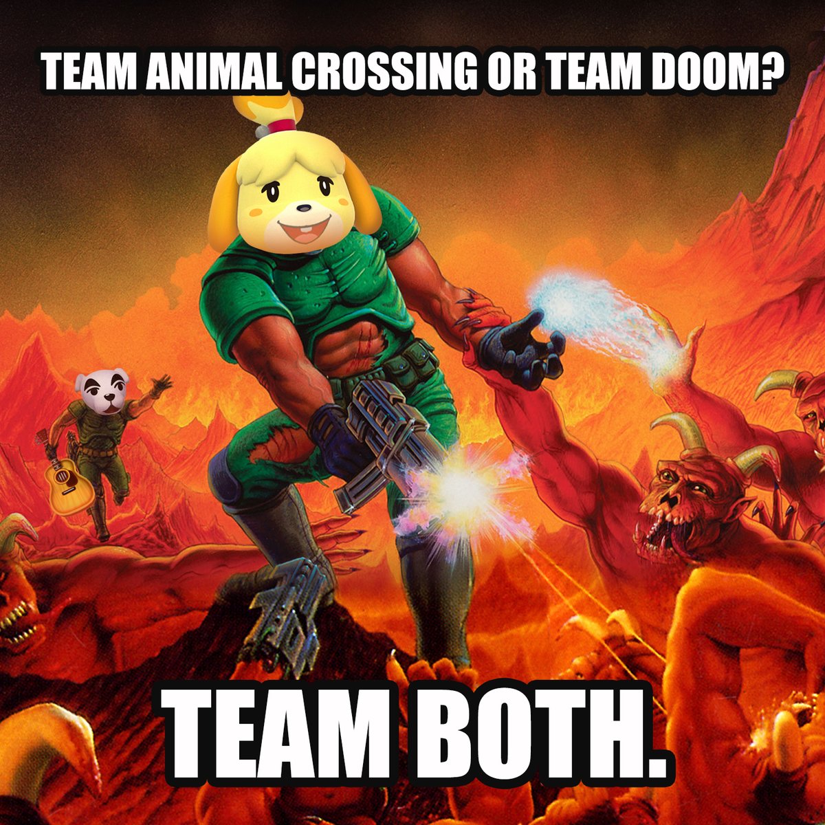 With all of this time at home, our GameStop team is staying up to date on all of the latest releases. #doometernal #animalcrossing #animalcrossingxdoom