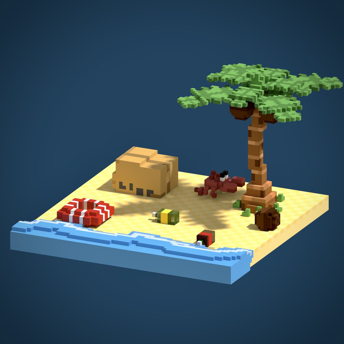 Ship wreck 

#voxel #voxelart #magicavoxel #lowpoly #lowpolyart