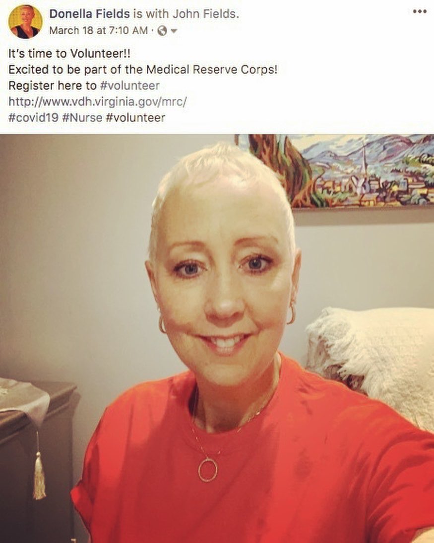 donella_fields's tweet photo. Interviewed with #NBCNEWS #NewYork!
They are considering a story on #volunteers for #Covid19 &amp; the #healthprofessionals that are coming out of #retirement or #sebatical and their #motivation for #steppingup. 
They saw my post on #volunteering for the #MRC #MedicalReserveCorp https://t.co/cA5mFhRQq2