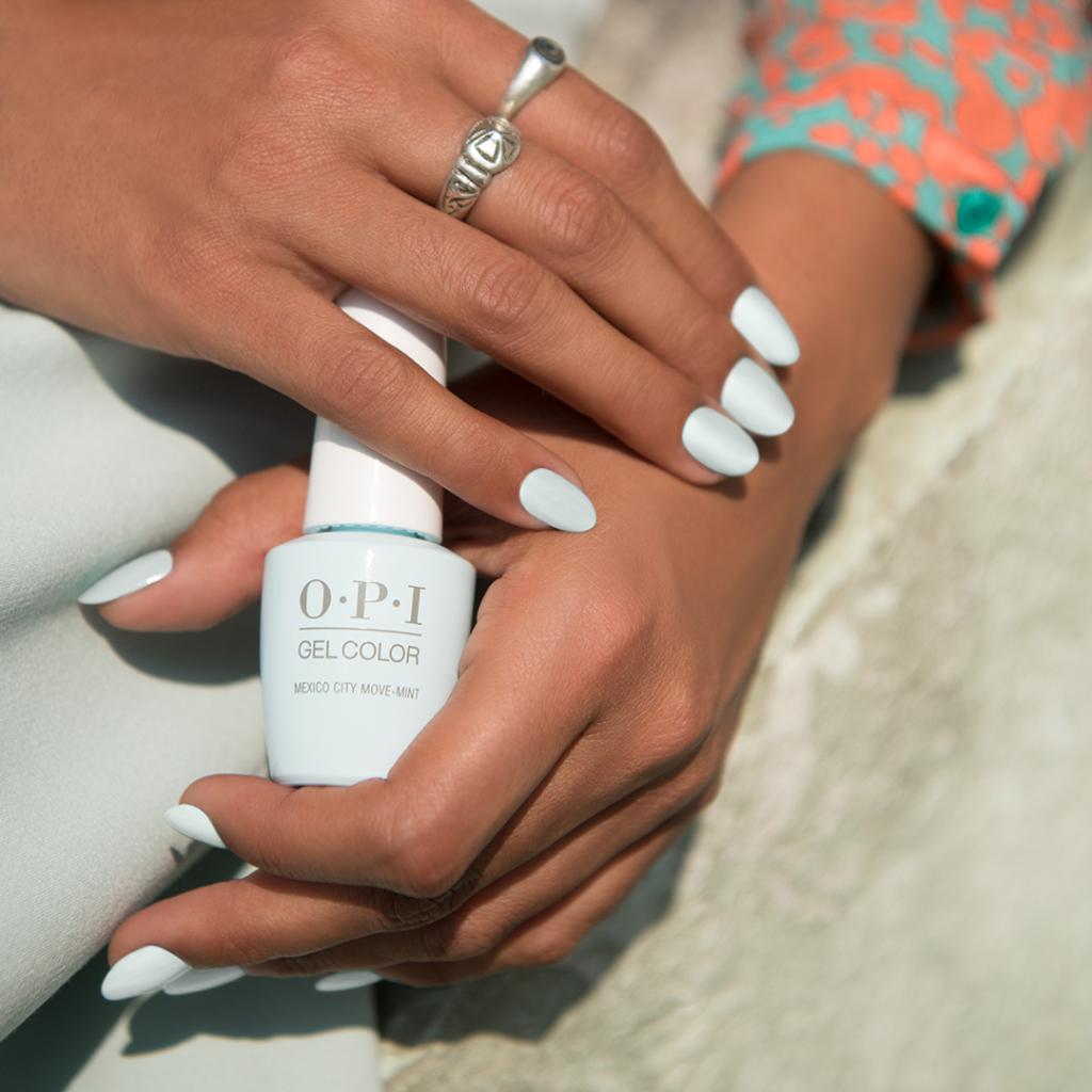OPI_PRODUCTS's tweet photo. Feeling all the cool, neutral vibes of a #MexicoCityMoveMint! #OPIMexicoCity #GreenNails #MintNails #BlueNails #NeutralNails #OPIObsessed #OPIGelColor
https://t.co/LCkvXViv0r https://t.co/GgMR0N6A76