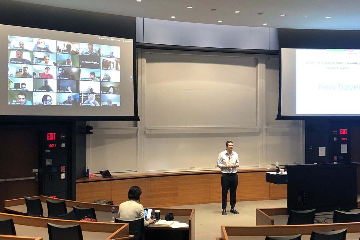 MBA for Executives classes met online for the first time today. Other master's degree students will start online classes on Monday, the end of spring break. #YaleEMBA